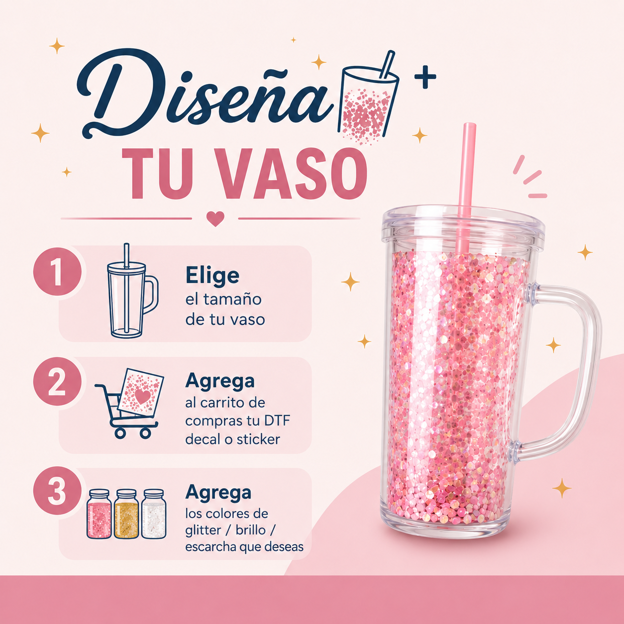 Diseña tu vaso!❤️