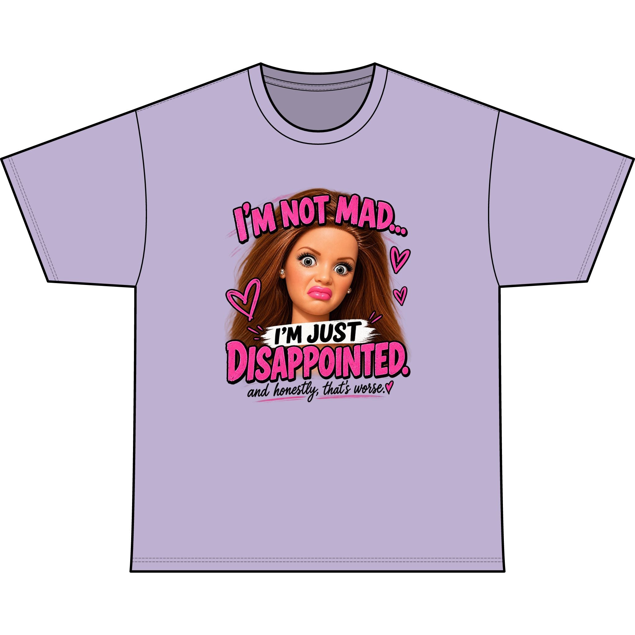 Funny Disgusted Doll Face Meme T-Shirt, Sarcastic Unhinged Doll Shirt, Vintage 90s Graphic Tee, Weird Sassy Graphic Shirt, Gift for Her