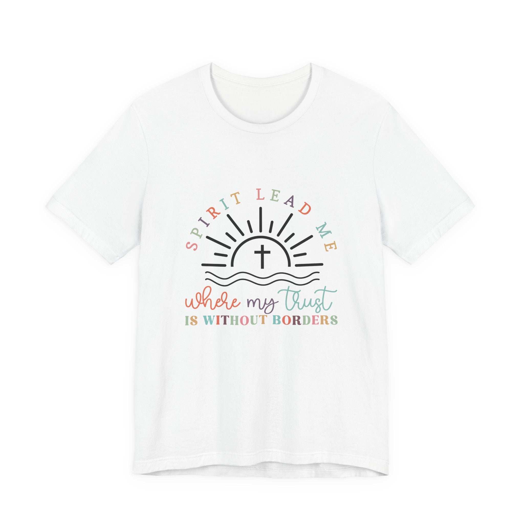 Spirit Lead Me Tee — Christian Faith T-Shirt for Women — Inspirational Religious Gift