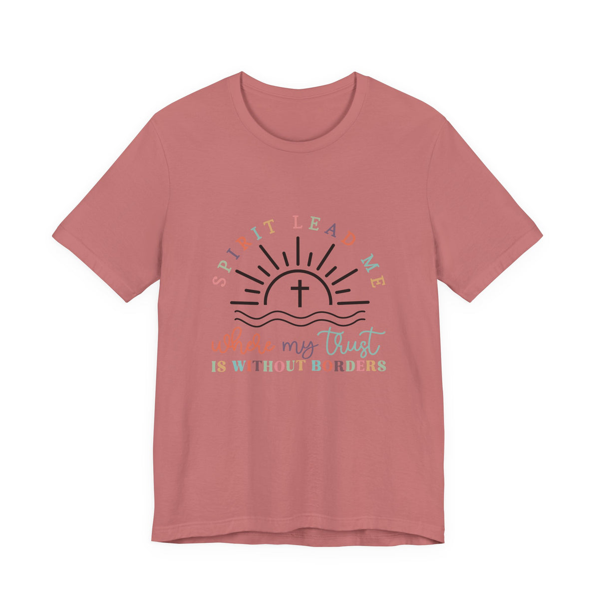 Spirit Lead Me Tee — Christian Faith T-Shirt for Women — Inspirational Religious Gift