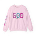 God So Loved the World Crewneck Sweatshirt — John 3:16 Christian Sweatshirt for Women