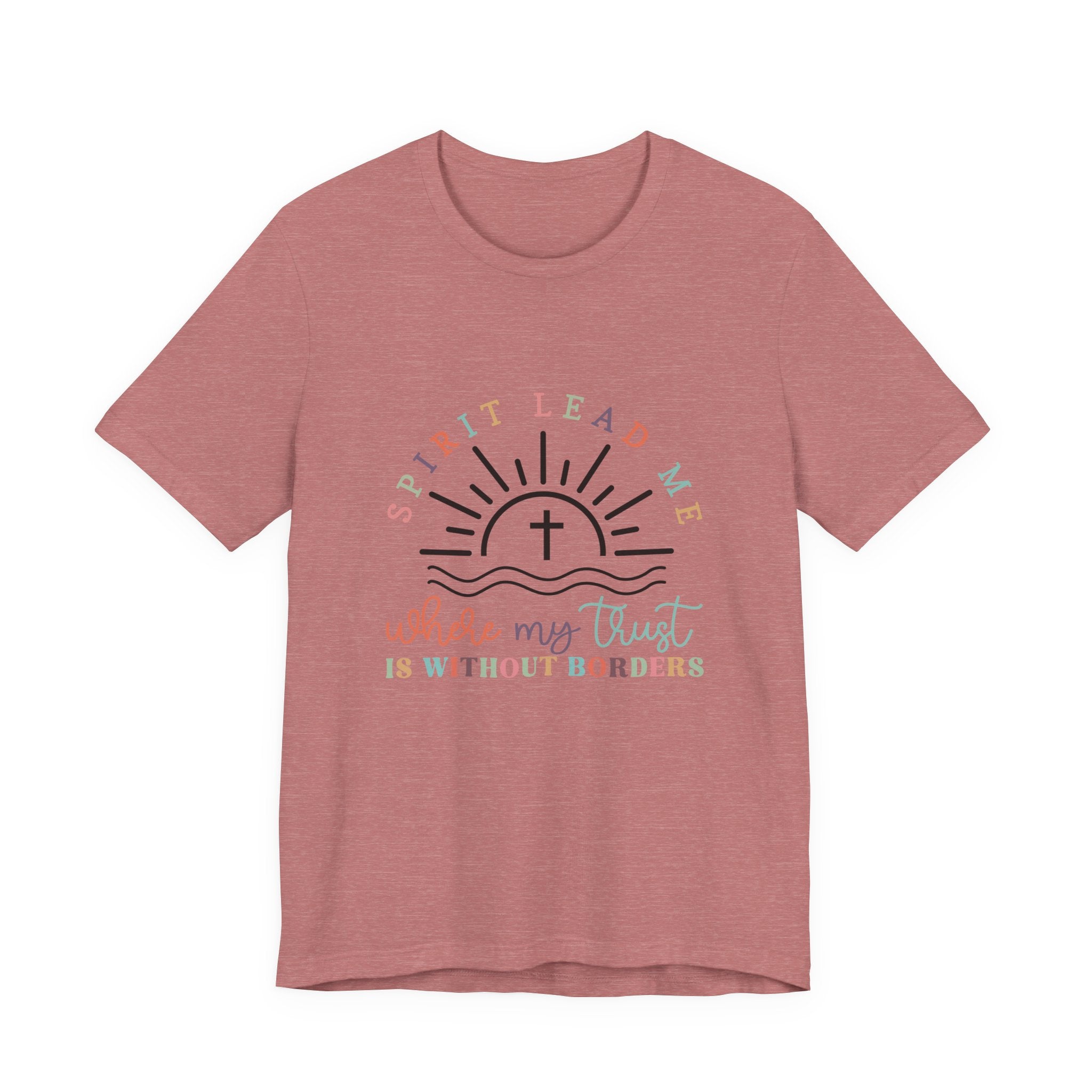 Spirit Lead Me Tee — Christian Faith T-Shirt for Women — Inspirational Religious Gift