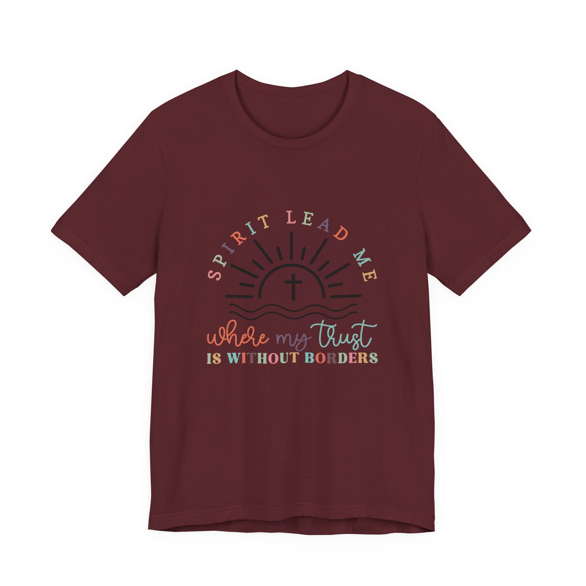 Spirit Lead Me Tee — Christian Faith T-Shirt for Women — Inspirational Religious Gift