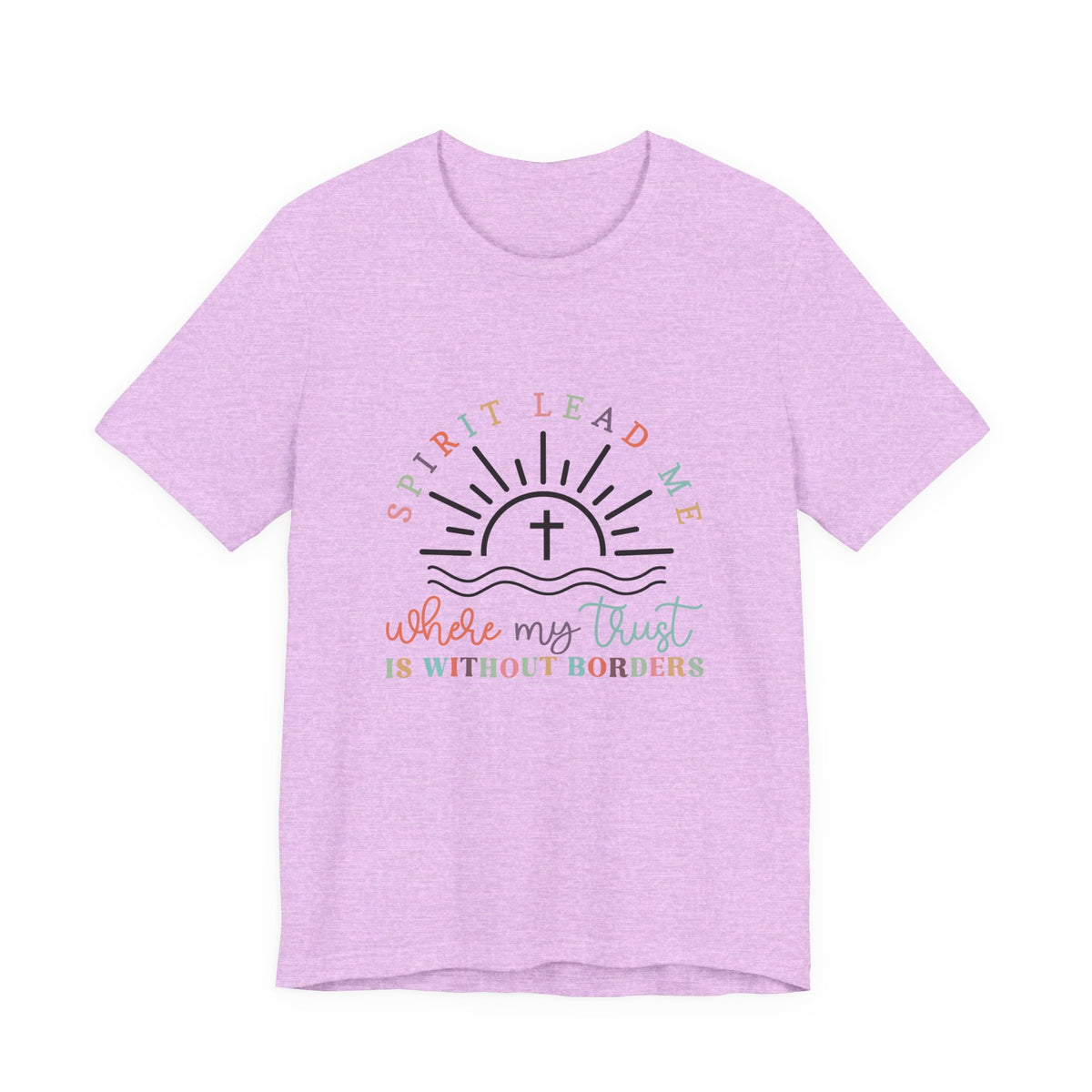 Spirit Lead Me Tee — Christian Faith T-Shirt for Women — Inspirational Religious Gift