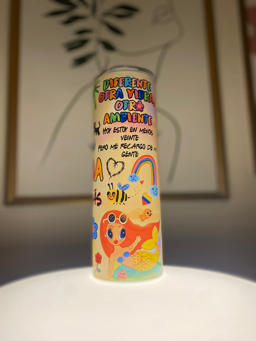 Mañana Será Bonito Inspired Skinny Tumbler — Gift for Reggaeton Fans — Latina Music Lover Cup
