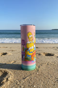 Couch Gag Inspired Skinny Tumbler — Funny Cartoon Family Gift — Retro 90s Animated Show Fan Cup